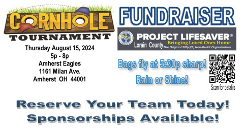 Cornhole Fundraiser for Lorain County Project LIfesaver