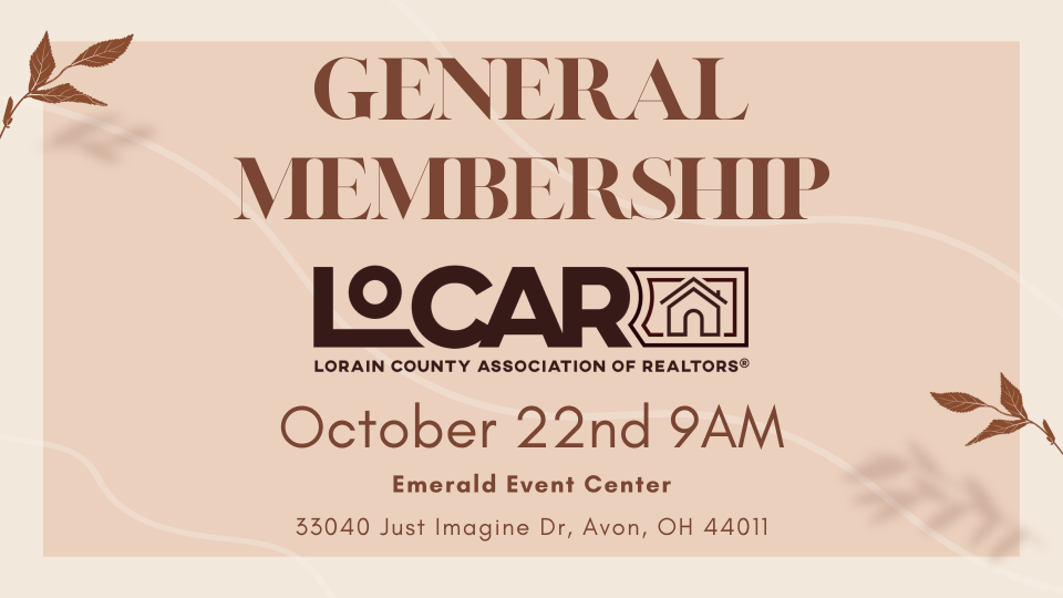 General Membership Meeting and Election